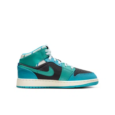 Air Jordan (gs)  1 Mid 'inspired By The Greatest Aquatone' In Multi