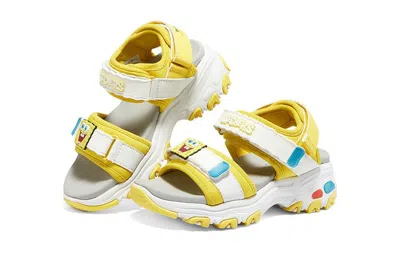Skechers (gs)  D'lites 'white Yellow Grey'