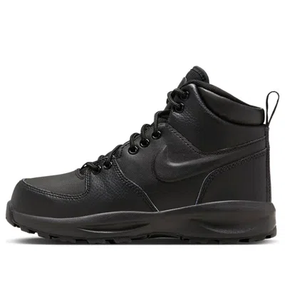 Nike (gs)  Manoa Leather 'triple Black'