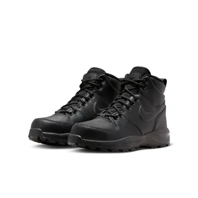 Nike (gs)  Manoa Leather 'triple Black'