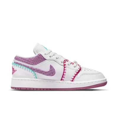 Air Jordan (gs)  1 Low Se 'knit' In White