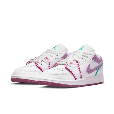 Air Jordan (gs)  1 Low Se 'knit' In White