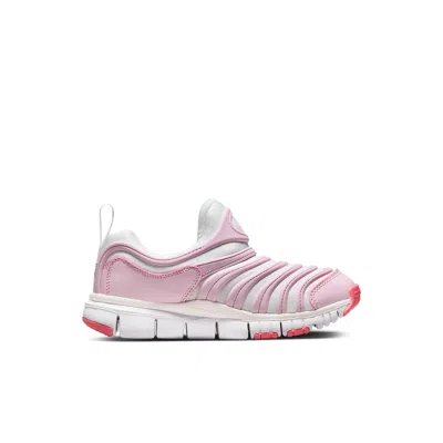 Nike (gs)  Dynamo Free Athleisure Casual Sports Shoe Pink In Multi