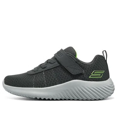 Skechers (gs)  Bounder Baronik 'grey Green' In Black