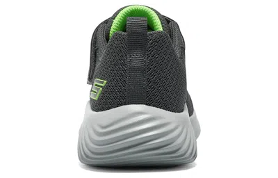 Skechers (gs)  Bounder Baronik 'grey Green' In Black