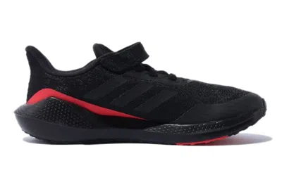 Adidas Originals (ps) Adidas Eq21 Run Velcro J 'black Vivid Red' In Multi