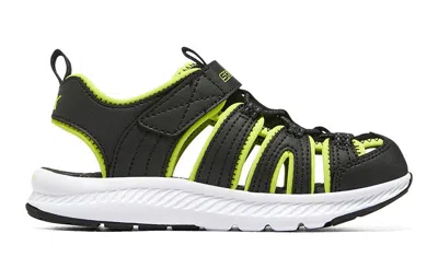 Skechers (gs)  C-grip Sandal 'black Lime' In Multi
