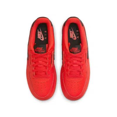 Nike (gs)  Air Force 1 Lv8 'mesh Pocket - Habanero Red'