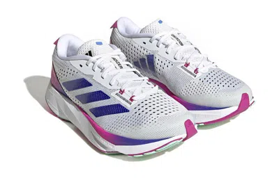 Adidas Originals (gs) Adidas Adizero Sl J 'white Lucid Blue Fuchsia' In Multi