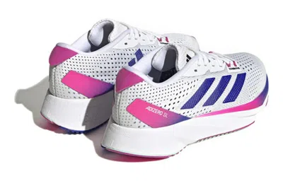 Adidas Originals (gs) Adidas Adizero Sl J 'white Lucid Blue Fuchsia' In Multi