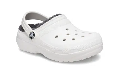 Crocs Kids  Classic Clog Sports Sandals 'white Grey' In Gray