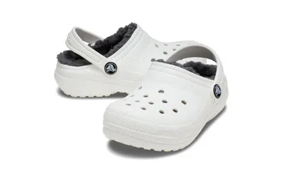 Crocs Kids  Classic Clog Sports Sandals 'white Grey' In Gray