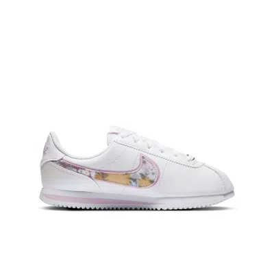 Nike (gs)  Cortez Se 'fuzzy Floral Print' In White