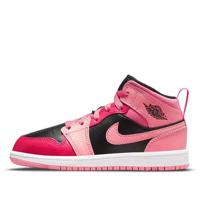 Air Jordan (ps)  1 Mid 'coral Chalk'