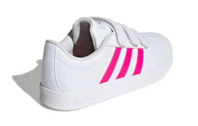 Adidas Originals (ps) Adidas Vl Court 2.0 Cmf 'white Pink'