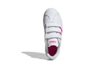 Adidas Originals (ps) Adidas Vl Court 2.0 Cmf 'white Pink'