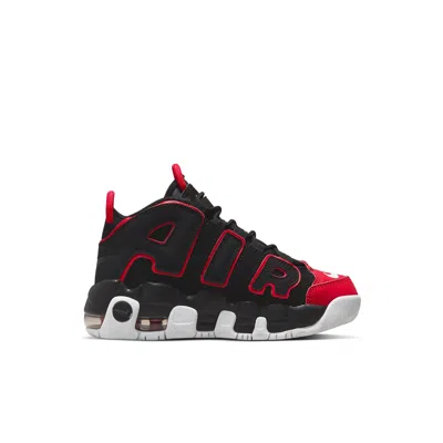 Nike (ps)  Air More Uptempo 'red Toe' In Black