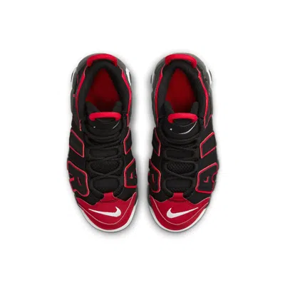 Nike (ps)  Air More Uptempo 'red Toe' In Black