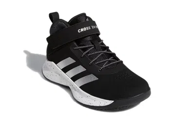 Adidas Originals (ps) Adidas Cross Em Up 5 Wide Slip On 'core Black Silver Metallic Footwear White'