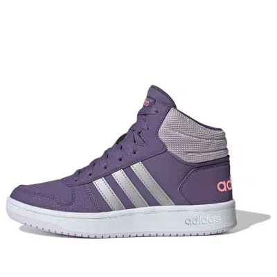 Adidas Originals (gs) Adidas Hoops 2.0 Mid 'purple'