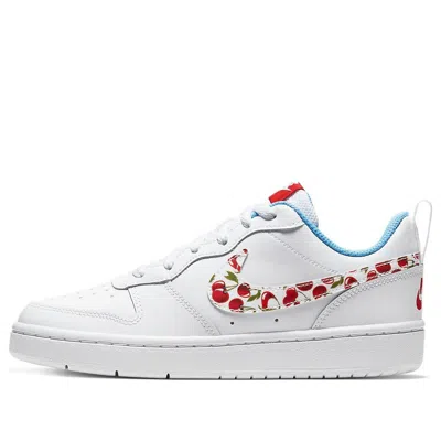 Nike (gs)  Court Borough Low 2 'white Cherry'
