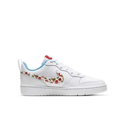 Nike (gs)  Court Borough Low 2 'white Cherry'