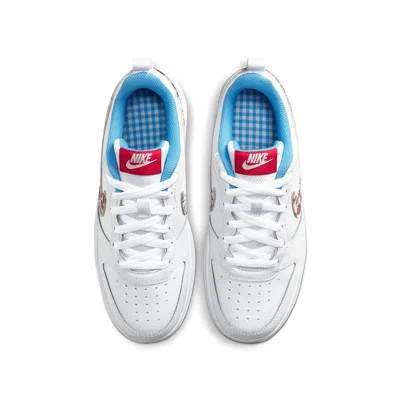 Nike (gs)  Court Borough Low 2 'white Cherry'