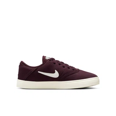Nike (gs)  Sb Check Canvas 'burgundy Crush'