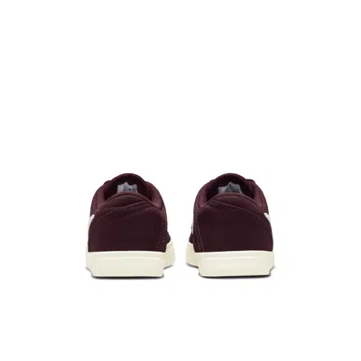 Nike (gs)  Sb Check Canvas 'burgundy Crush'