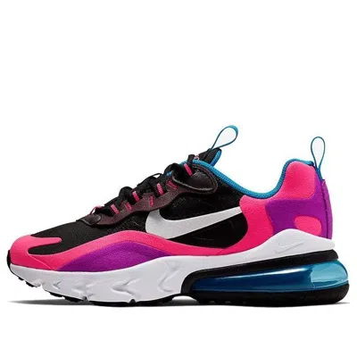 Nike Air Max 270 React "hyper Pink/vivid Purple" Sneakers In Multi