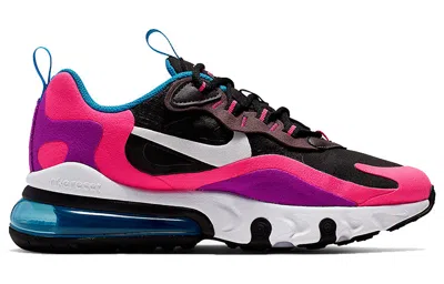 Nike Air Max 270 React "hyper Pink/vivid Purple" Sneakers In Multi