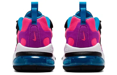 Nike Air Max 270 React "hyper Pink/vivid Purple" Sneakers In Multi
