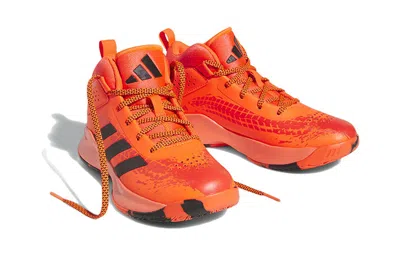 Adidas Originals (gs) Adidas Cross Em Up 5 Wide J 'solar Red Black' In Multi