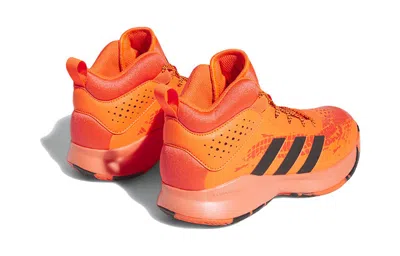 Adidas Originals (gs) Adidas Cross Em Up 5 Wide J 'solar Red Black' In Multi