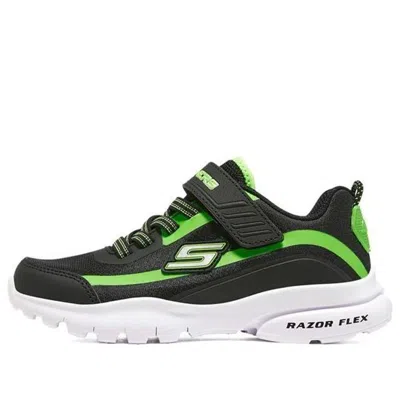 Skechers (gs)  Razor Flex 'black Green'