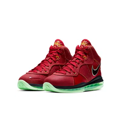 Nike (gs)  Lebron 8 'empire Jade' In Red