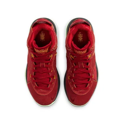 Nike (gs)  Lebron 8 'empire Jade' In Red