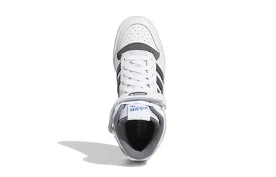 Adidas Originals (gs)  Forum Mid Shoes 'white Grey' In Transparent