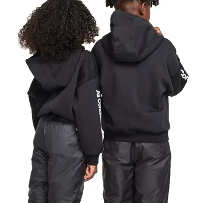 Nike (gs)  Acg Icon Fleece Oversized Hoodie 'black Photon Dust'