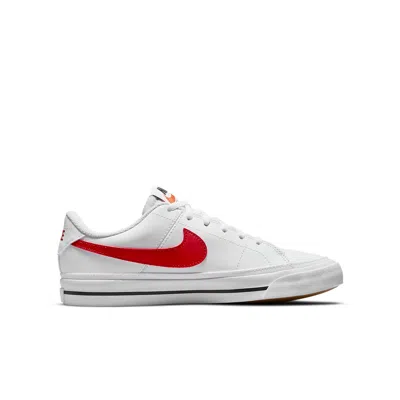 Nike (gs)  Court Legacy 'white University Red'