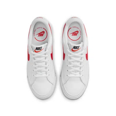 Nike (gs)  Court Legacy 'white University Red'