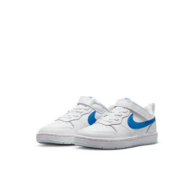 Nike (ps)  Court Borough Low 2 'white Photo Blue'
