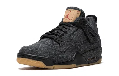 Air Jordan (gs)  4 Retro X Levi's 'black Denim'