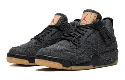 Air Jordan (gs)  4 Retro X Levi's 'black Denim'