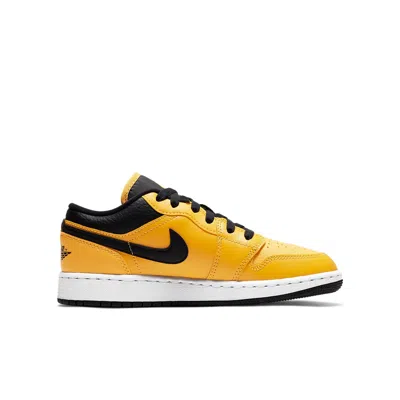 Air Jordan (gs)  1 Low 'university Gold Black' In Yellow