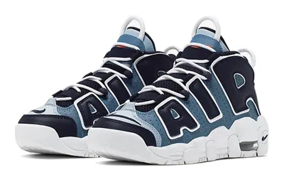 Nike (gs)  Air More Uptempo 'denim' In Blue