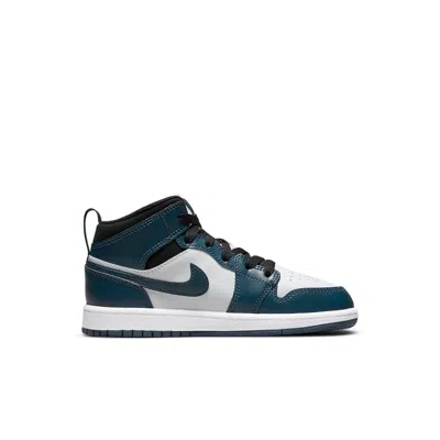 Air Jordan (ps)  1 Mid 'armory Navy' In Green
