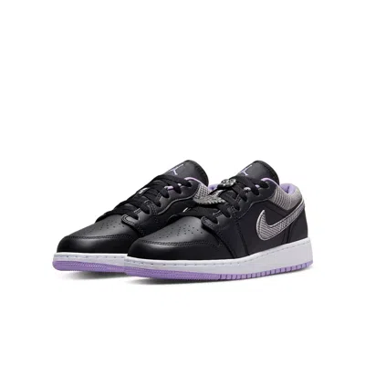 Air Jordan (gs)  1 Low Se 'houndstooth' In Black