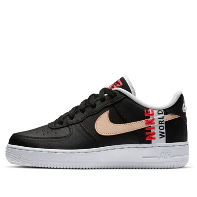 Nike (gs)  Air Force 1 Lv8 1 'worldwide Pack - Black Crimson'