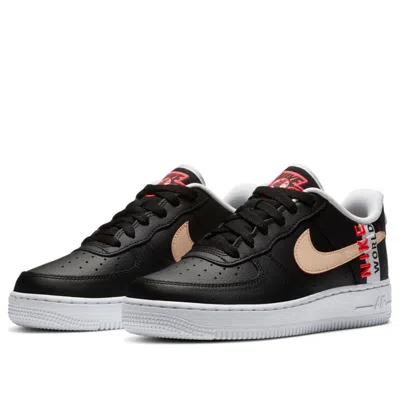Nike (gs)  Air Force 1 Lv8 1 'worldwide Pack - Black Crimson'